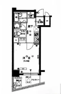 エスコート東日本橋【11階】の間取り