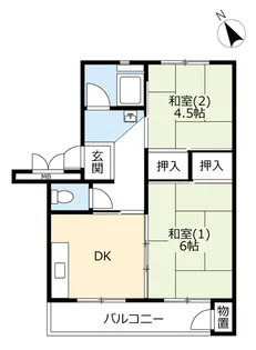 UR北坂戸【5階】の間取り
