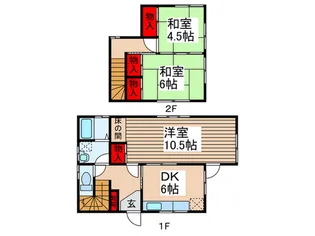 埼玉県飯能市大字平戸【一戸建】の間取り