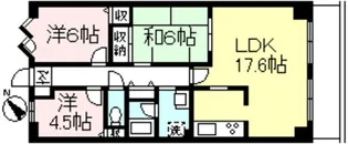 神奈川県川崎市多摩区中野島3【マンション】の間取り