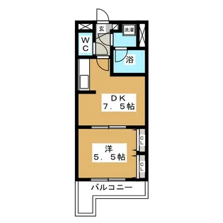 レジデンス高石【2階】の間取り