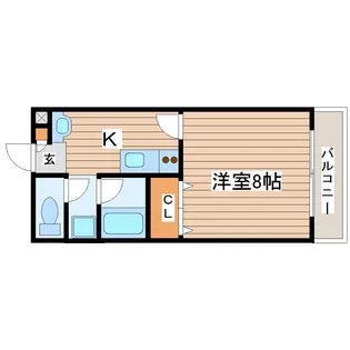 イーグルハイツ南光台【3階】の間取り