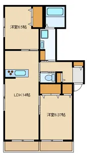 スタープラチナ平和台【1階】の間取り