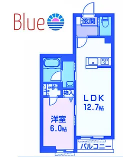 the Greenmaount【2階】の間取り