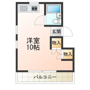 半田コーポ【4階】の間取り