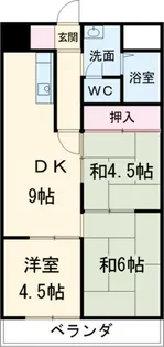 富士パークビル【2階】の間取り