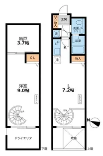 CASSIA目黒【1階】の間取り