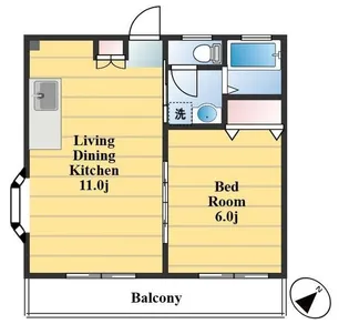 アプリルハオス【2階】の間取り