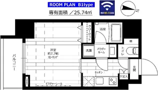 ステージグランデ大島【8階】の間取り
