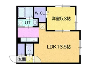 ヴェルジェ【1階】の間取り