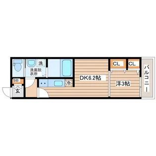 J Residence Otemachi【1階】の間取り