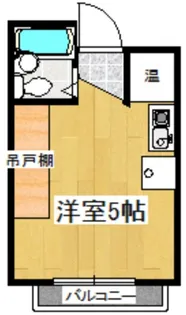 サニーハイム【5階】の間取り