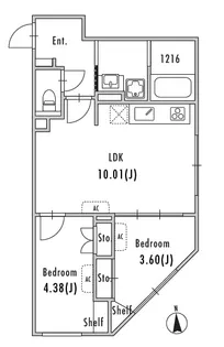 GRAN PASEO大森II【3階】の間取り