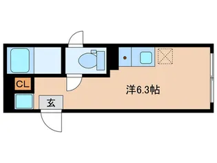 アクアブリーズ板橋【3階】の間取り