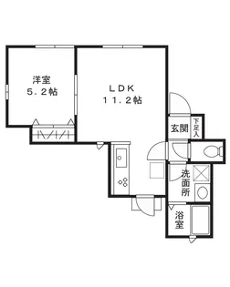 Perch【1階】の間取り