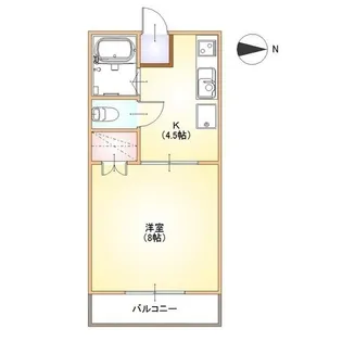 藤巻ハイツ【1階】の間取り