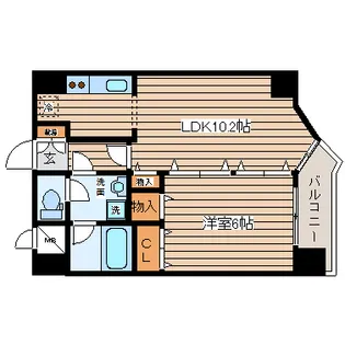 カルロ北目【2階】の間取り