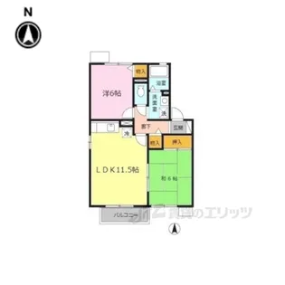 セジュールSC棟【2階】の間取り