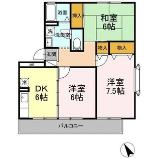 セ・モア B【2階】の間取り