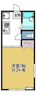 ベルメゾン【1階】の間取り