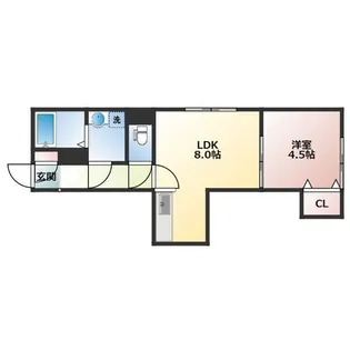 カーサ・ドマーニ【3階】の間取り
