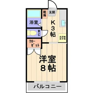 ハイツセルシオ【2階】の間取り