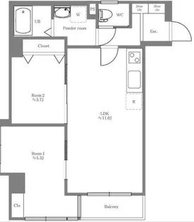 松勘パシフィックパレス錦糸町【5階】の間取り