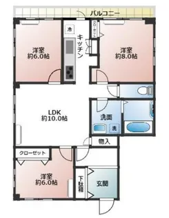 フォーライフ【2階】の間取り