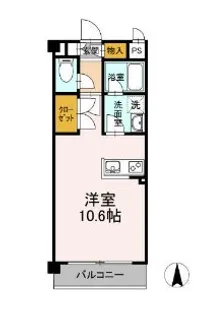 長町南クレスト【2階】の間取り