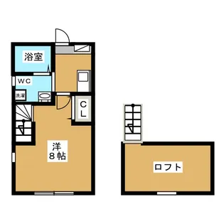 サンライズ玉川学園【2階】の間取り