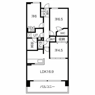 ザ・青葉通レジデンス【20階】の間取り