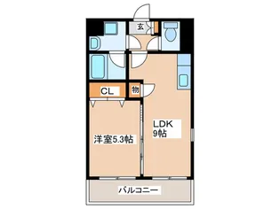 ルーチェ・デル二日市【3階】の間取り