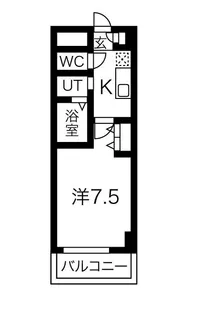 ライスフィールド【2階】の間取り