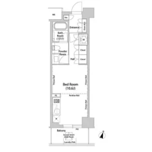 飯田橋ガーデンフラッツ【4階】の間取り