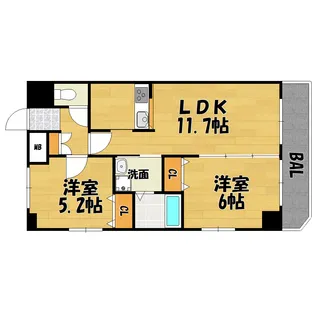 ファミールパピヨン【3階】の間取り