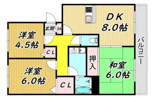 GRAND PLAISIR2【2階】の間取り