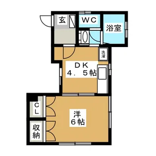 オーキッド笹塚C棟【1階】の間取り