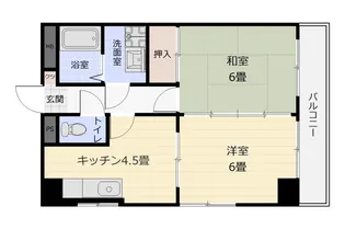 グリーン・ゲイブルス【4階】の間取り