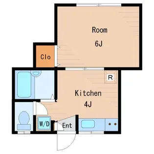 第2ハヤシハイツ【1階】の間取り