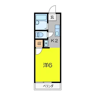 プレザージュ大岡【1階】の間取り