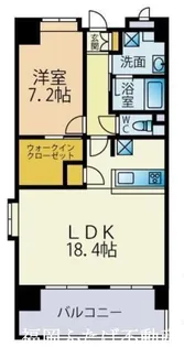 ヘスティア大濠【7階】の間取り