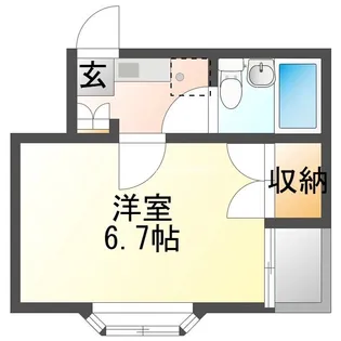 パレス国分寺【2階】の間取り