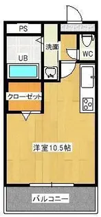 コスモス【3階】の間取り