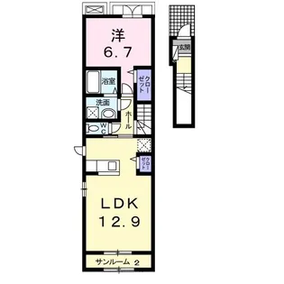 シュティル【2階】の間取り