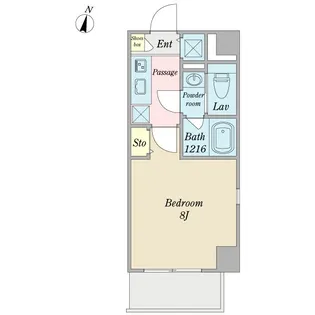 Launa【6階】の間取り