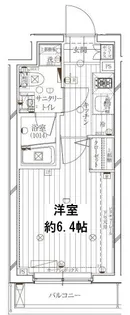 レガリス品川戸越【4階】の間取り
