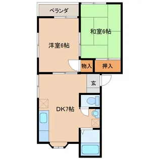 メゾンつじ A【2階】の間取り