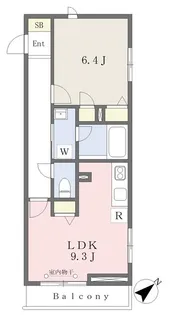 peace garden【3階】の間取り