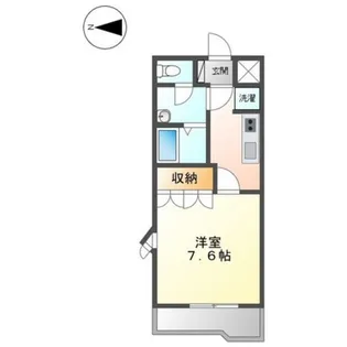 シェルル大町【2階】の間取り