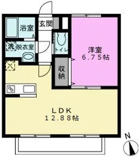 アルファ【1階】の間取り